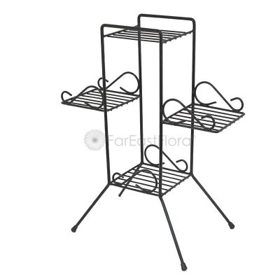 #02 PLANT METAL STAND 28HX23L (B/R)