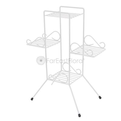 #02 PLANT METAL STAND 28HX23L (W)