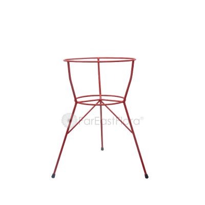 #108 Single Pot Stand (Black/Red)