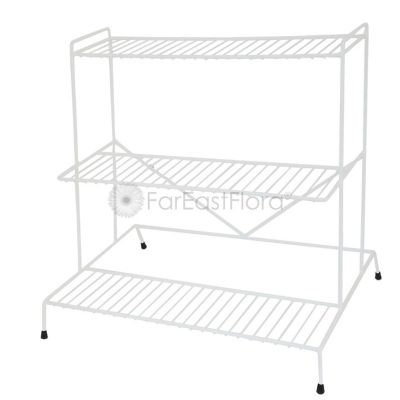 #30 Plant Stand 3 Tier (White)