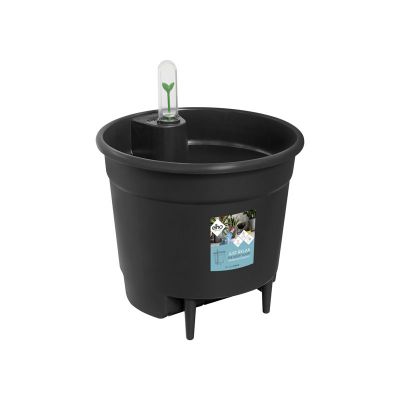 Elho Self Watering Insert with Indicator (17cm) - Living Black