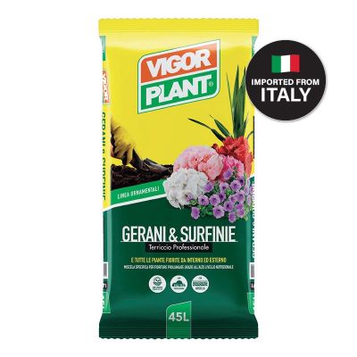 Vigorplant GERANI & SURFINIE Ornamental Potting Soil (45L)