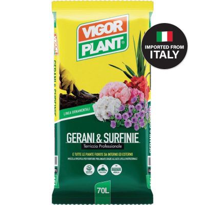 Vigorplant GERANI & SURFINIE Ornamental Potting Soil (70L)