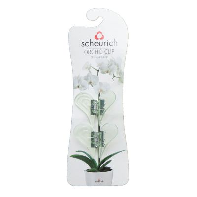 Scheurich 152/04 Orchid Clip - Green-Clear