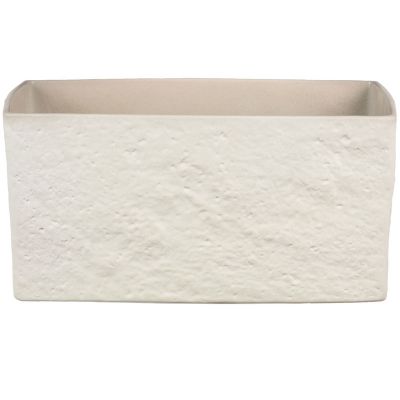 Scheurich 470/25 Stone Cover Pot - Cream Stone (25cm)