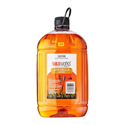 Waxworks Citronella Lamp & Torch Oil Classic (4L)